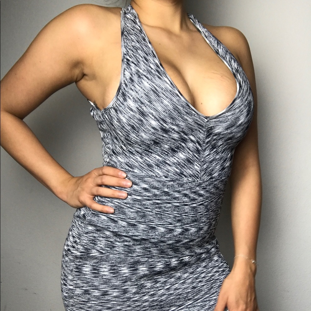 Grey bandage dress